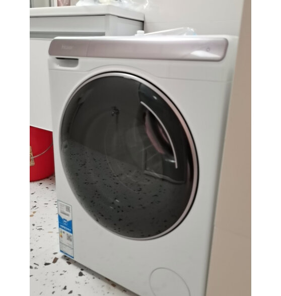 海尔（Haier）迷你滚筒洗衣机变频白色全嵌全自动家用小型家用一级能效高温除菌3.5kg洗衣机 3.5KG迷你滚筒+智联+健康除菌