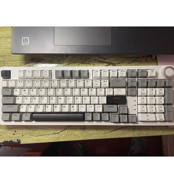 SKN青龙3.0 机械键盘 三模无线键盘 Gasket客制化键盘 98配列游戏办公键盘 2U大键0 雷-TTC烈焰红轴V2