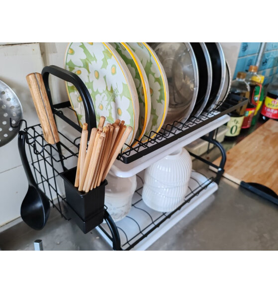 美厨物语厨房碗碟置物架沥水碗架放碗筷柜收纳柜碗盘盒子用具置物架大全