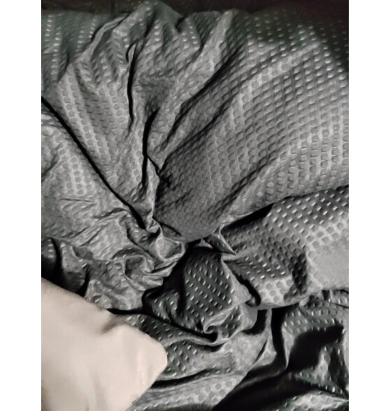 浪莎（langsha）床上四件套纯棉 全棉简约亲肤柔软可水洗单双人床上用品四季通用 深灰+浅灰 1.5m床单款四件套(被套1.5x2.0m)
