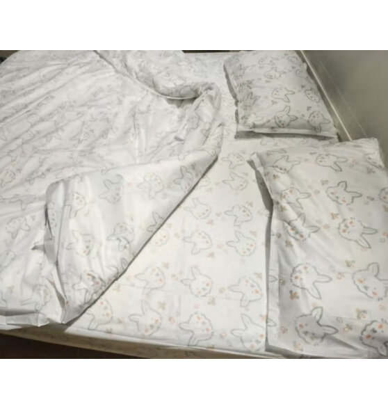 探路蜂印花一次性被罩床单枕套三件套旅行旅游单人床上用品酒店隔脏便携