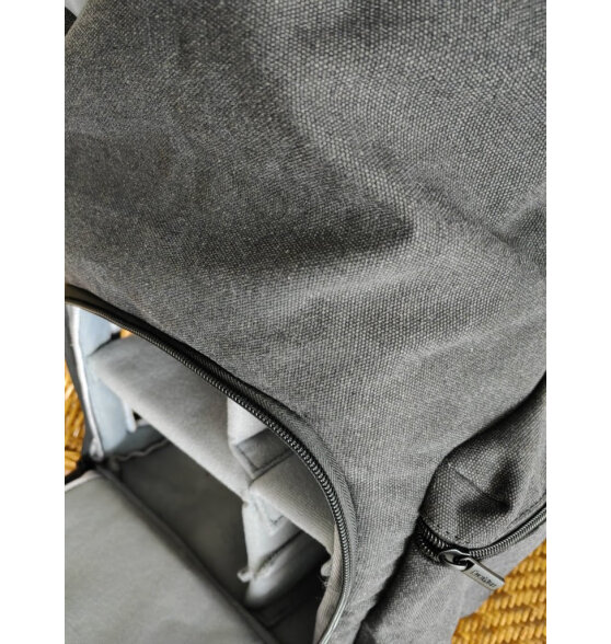 CADEN卡登单反相机包适用于佳能尼康索尼便携英伦双肩大容量旅行背包男 M8黑色