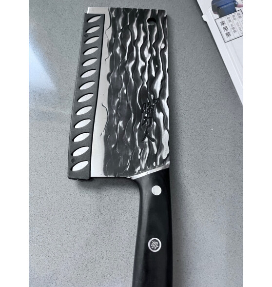 赊刀人厨房刀具菜刀 不锈钢锋利家用古法锻造锻打刀厨师砍骨斩切两用刀