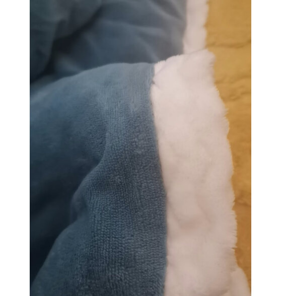 南极人法兰绒被套单件 冬季加厚被罩珊瑚绒多功能毛毯两用 150x200cm
