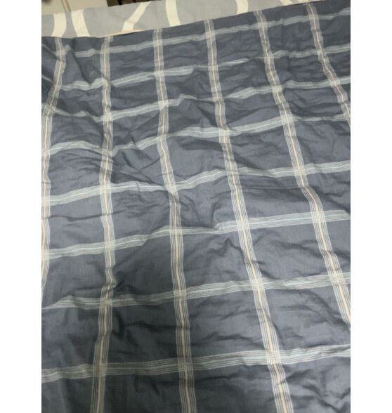 馨而乐（Bravo）富安娜出品床上四件套磨毛被套床单被罩可裸睡床上用品套件1.5米