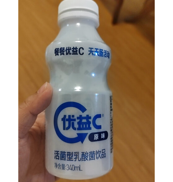 蒙牛优益C活菌型乳酸菌饮品0脂肪益生菌原味340mL*4怎么样