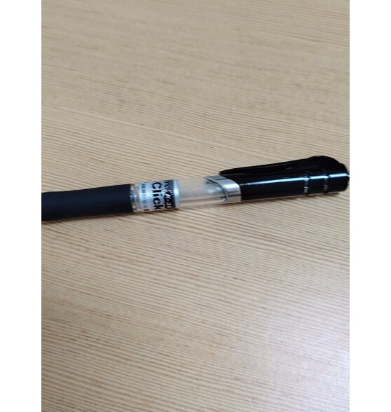 晨光（M&G）K35按动中性笔0.5mm子弹头碳素签字笔黑笔水笔水性笔教师用办公文具