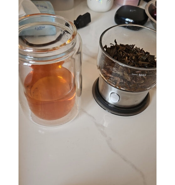 哲品派杯飘逸杯便携式单人泡茶杯壶茶水分离杯户外旅行茶具套装快客杯 白色