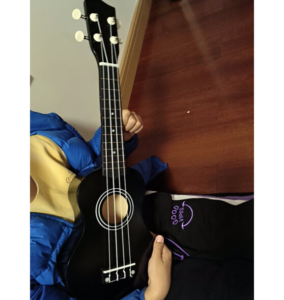 IRY尤克里里儿童成人初学者小吉他乐器卡通可爱玩具男女孩生日礼物 21寸原木色（升级款）+大礼包