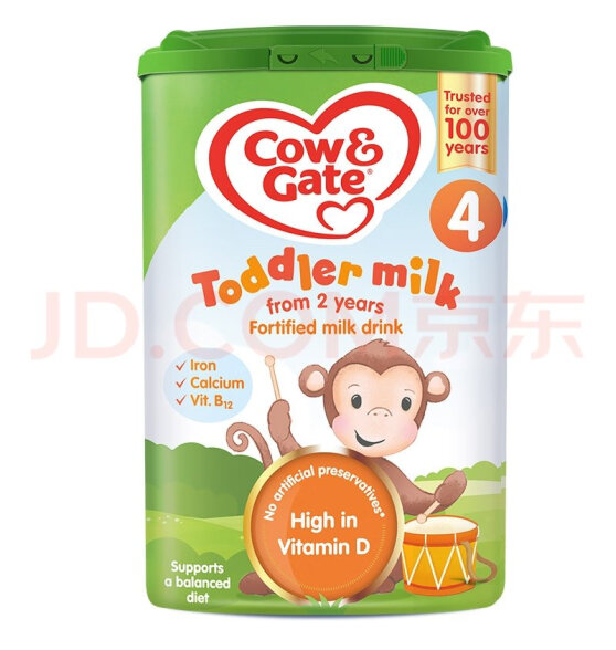牛栏（Cow&Gate）英国版 婴儿配方儿奶粉 1段(0-12月) 800g 爱尔兰原装进口