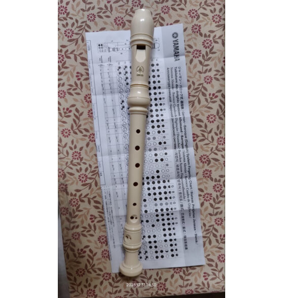 雅马哈（YAMAHA）竖笛乐器初学者中音8孔德式英式24高音竖笛学生成年初学可刻字 日产原装YRA-28BIII（中音英式）
