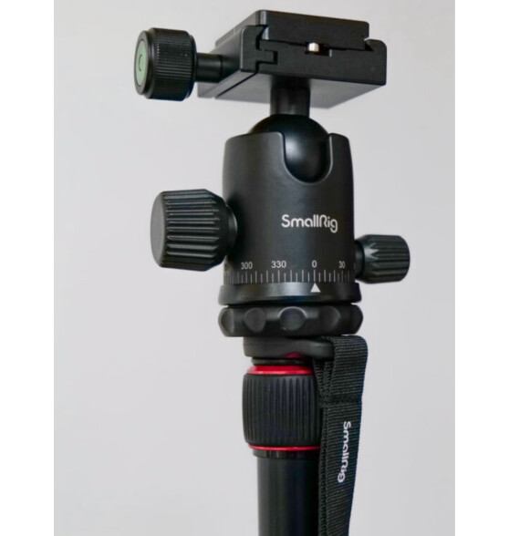 斯莫格 SmallRig 3474 相机三脚架 单反微单索尼佳能摄影摄像手机稳定云台支架 便携独脚架铝合金三角架
