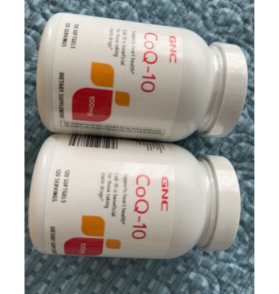 GNC健安喜 辅酶Q10软胶囊 200mg*60粒/瓶  支持心脏健康  双倍含量  海外原装进口