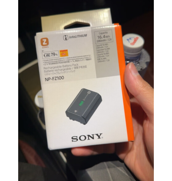 索尼（SONY）NP-FW50 索尼微单相机 充电电池（适配A6400/ZV-E10/A6100/A6000)