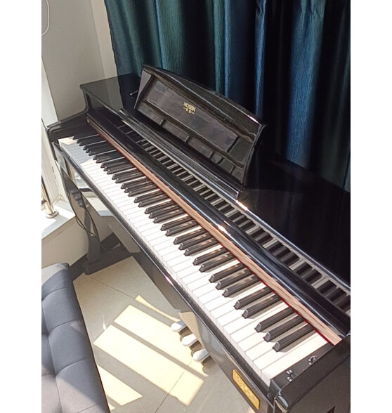 莫森（MOSEN）MS-111SG电钢琴 88键全重锤键盘电子数码钢琴 考级款典雅白+礼包