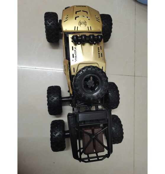 凯乐斯（KAILESI）金色46cm四驱合金六轮遥控越野车电动赛车模型儿童玩具生日礼物