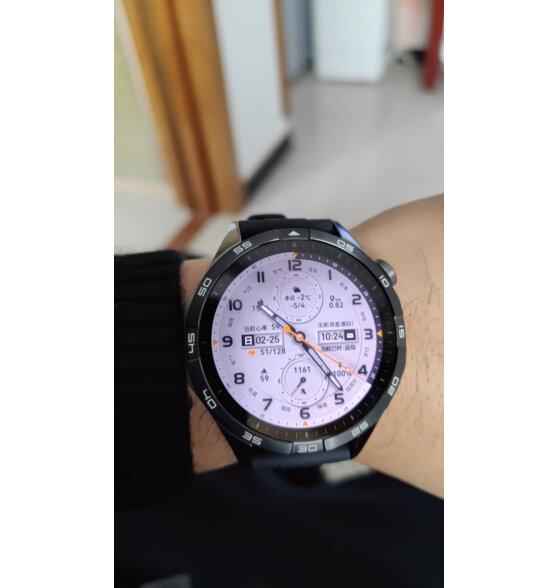 华为 HUAWEI WATCH GT 4 46mm 棕色真皮表带 运动智能手表男女血氧心率体温监测仪蓝牙电话微信手表