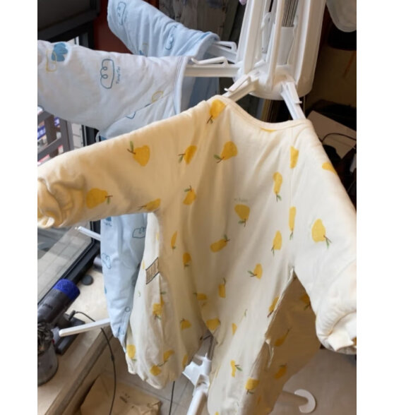 童泰秋冬0-6月婴儿衣服男女蝴蝶衣TS33D612-DS 黄色 52cm