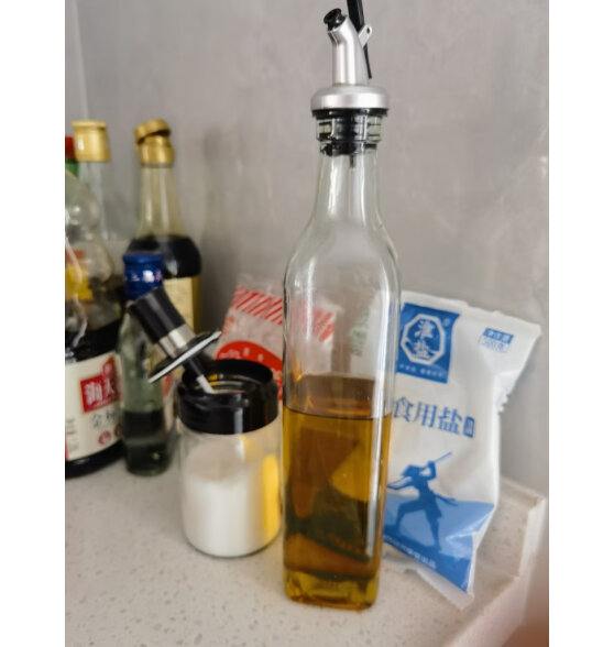 维艾（Newair）玻璃油壶调料盒油瓶盐罐调味瓶调料瓶调料罐调味罐酱油瓶8件套