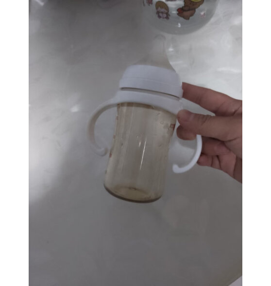贝亲奶瓶新生儿ppsu奶瓶宽口径宝宝水瓶婴儿喝奶瓶儿童奶壶 240ml带L奶嘴（6个月+）