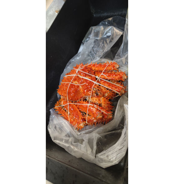 首鲜码头 智利帝王蟹礼盒 4.0-4.4斤/只 进口鲜活熟冻大螃蟹海鲜年货礼包春节年夜饭