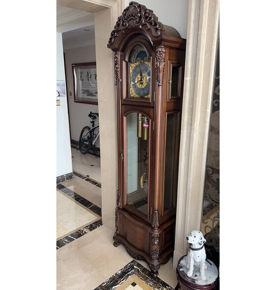 德国机械落地钟实木客厅摆钟美式复古立式大钟欧式座钟质量如何?