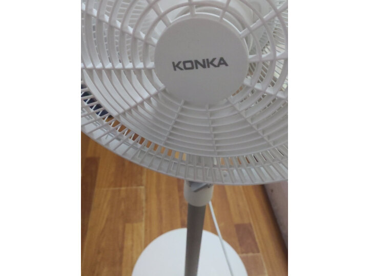 康佳（KONKA）电风扇七叶柔和大风量落地扇家用风扇节能低噪广角摇头 KF-L17D(升级款） 