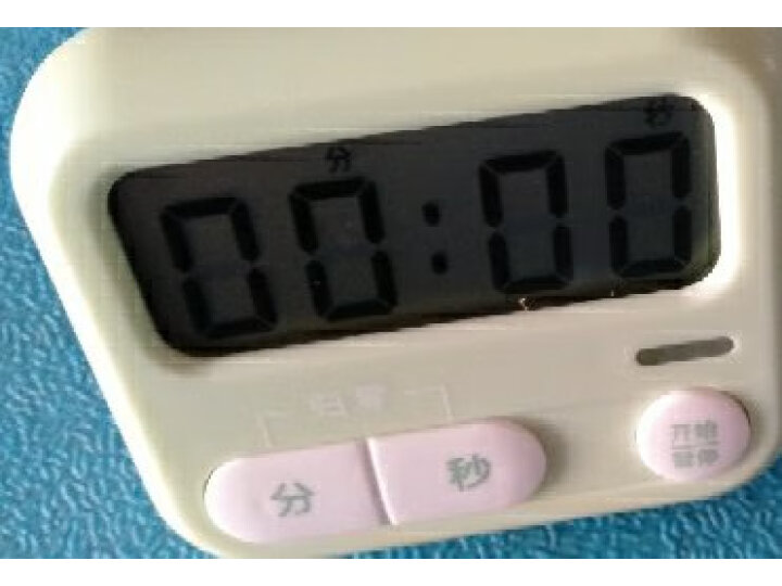 晨光电子计时器学生学习用定时器考研闹钟 秒表正倒计时器厨房 儿童做题考试时间管理器 蓝色 计时器（原装7号电池1节）