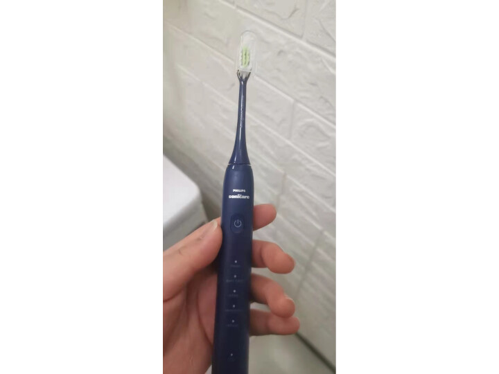 飞利浦（PHILIPS）电动牙刷 成人声波震动牙刷 5种模式 5效宝藏刷 深藏BLUE HX2471/01