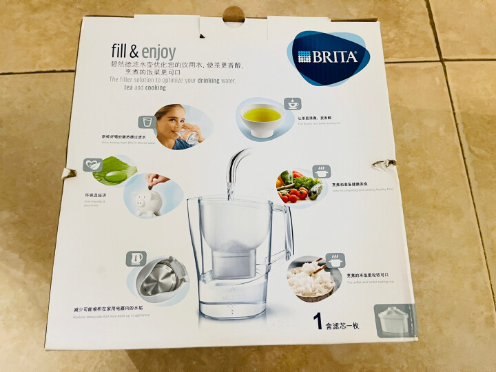 碧然德（BRITA） 家用滤水壶 净水壶滤芯 Maxtra 多效滤芯 6枚装