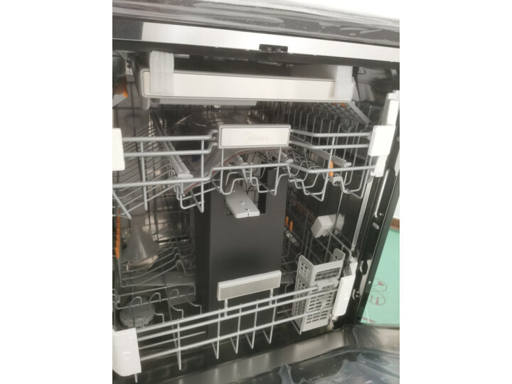 美的（Midea）16套 嵌入式 升级一级水效 五臂飓风洗 三星消毒 10种程序 分层洗 智能变频 家用洗碗机GX1000S