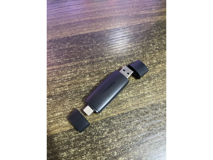 绿联 USB-C3.0高速读卡器 SD/TF多功能二合一 OTG手机读卡器 适用单反相机监控记录仪存储内存卡80191