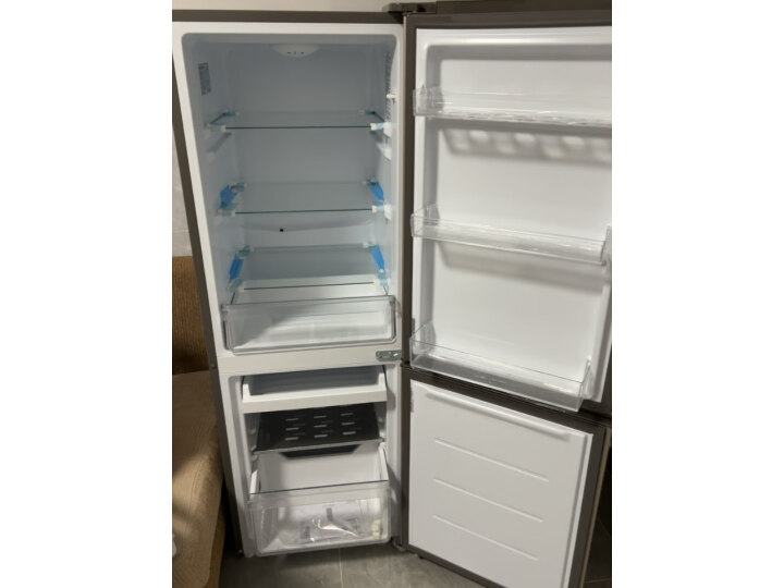 海尔(Haier)190升风冷无霜两门冰箱净味智能家用两门彩晶玻璃宿舍租房小型冰箱BCD-190WDCO