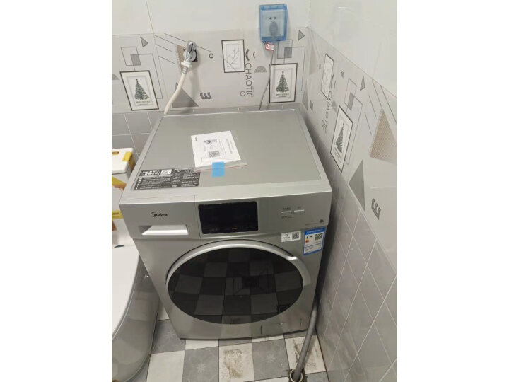 美的（Midea）滚筒洗衣机全自动 10公斤洗烘一体机变频家用带烘干高温消毒 单机 家电