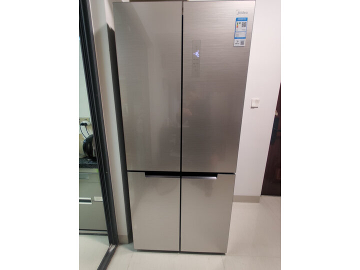 评测介绍美的515升一级能效十字四门冰箱bcd-515wgpm内幕评测,有图有