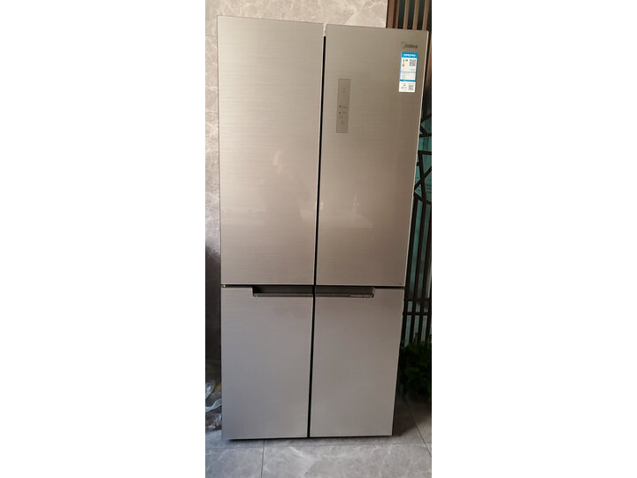 评测介绍美的515升一级能效十字四门冰箱bcd-515wgpm内幕评测,有图有