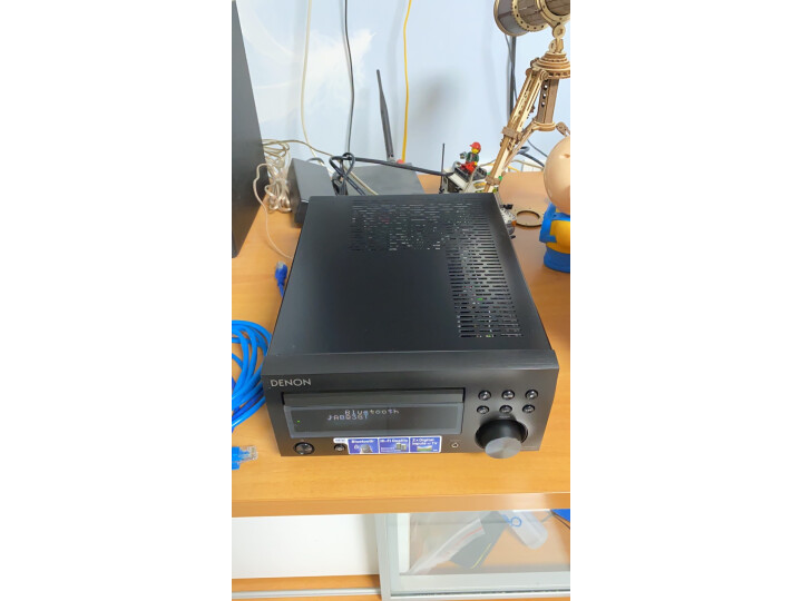 天龙（DENON）RCD-M41 音响 音箱 迷你音响 CD机 HIFI组合套装 2.0声道 蓝牙 家庭音响 黑色