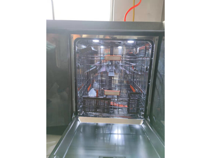COLMO 10套嵌入式洗碗机家用 刷碗机 变频电机 四星消毒 热风烘干 离子净杀菌CDS10T01 (月岩灰)