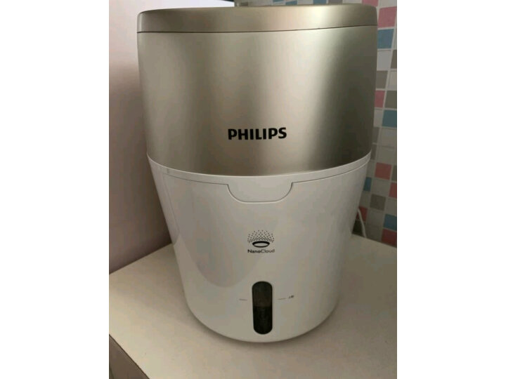 飞利浦 (PHILIPS)加湿器卧室低噪款 无雾加湿器 恒湿数显 母婴健康无菌 卧室客厅多用 HU4803/00