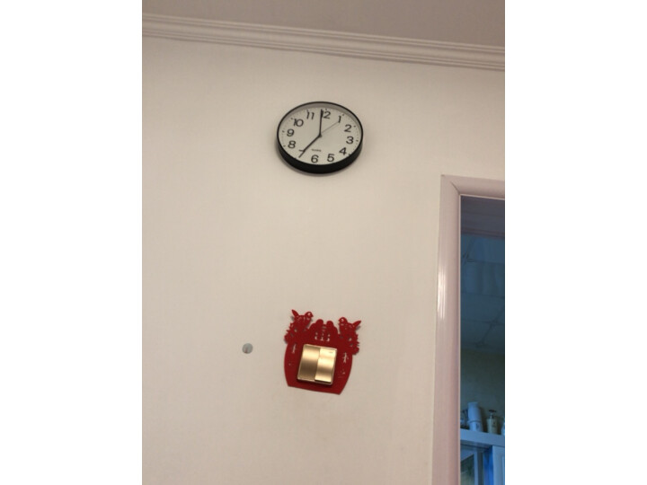 佳佰 【京东自有品牌】欧式时尚静音创意个性客厅书房卧室家用时钟挂钟11英寸挂表钟表挂墙石英钟