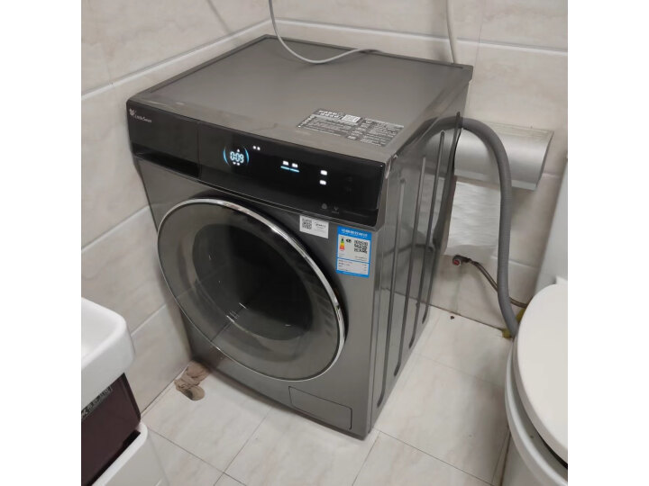 小天鹅（LittleSwan）洗衣机滚筒全自动 超微净泡水魔方10公斤kg护色护形银离子除菌智能家电 滚筒款TG100VT808WMUADY