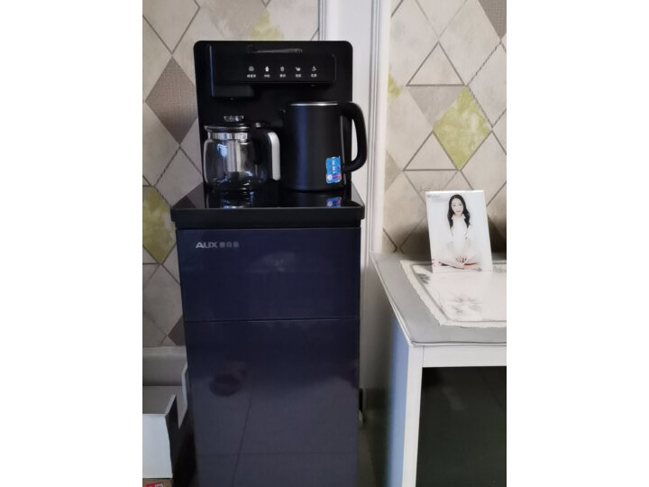 奥克斯（AUX）茶吧机 家用多功能智能遥控温热型立式饮水机 【高端轻奢遥控款】温热型