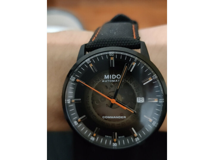 美度（MIDO）瑞士手表 Commander 指挥官系列 百周年纪念日款全自动机械男士腕表M021.626.11.061.00
