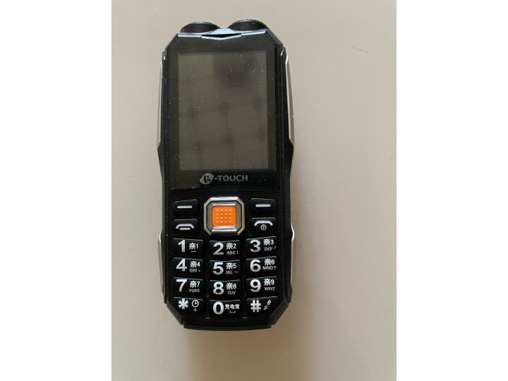 天语（K-Touch) Q8 全网通4G智能双卡双待三防老人手机 超长待机直板移动联通电信学生功能按键老年手机 黑色