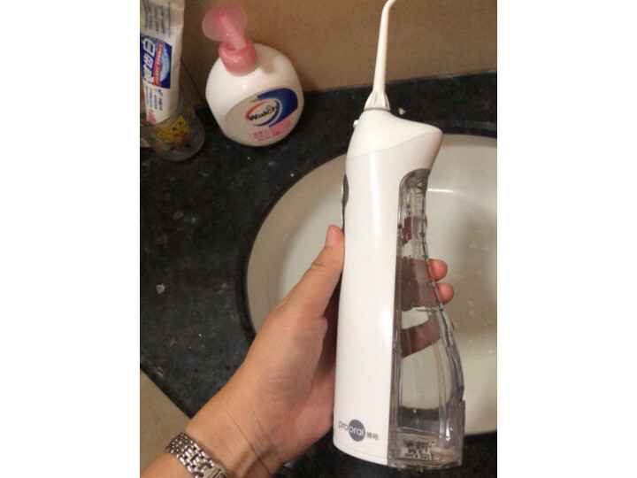 【官方】博皓便携冲牙器洗牙器水牙线洁牙器牙齿电动清洁器礼盒装 白色