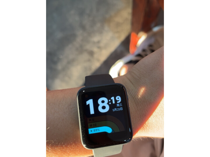 Redmi Watch 典雅黑 智能手表 运动监测 实时心率追踪 多功能NFC 智能语音助手 轻巧小方屏 红米手表