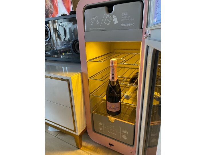 维品诺（VINOPRO）多功能智能红酒柜家用保鲜冷藏柜压缩机风冷恒温酒柜超薄机身小型酒柜BU-50 星空蓝