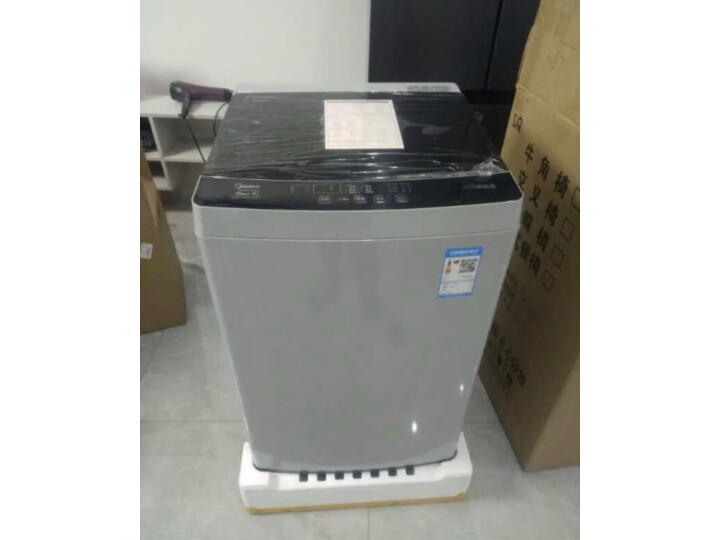 美的（Midea）波轮洗衣机全自动 10公斤 直驱变频电机 智能三水位 专利免清洗内桶 MB100ECODH 以旧换新
