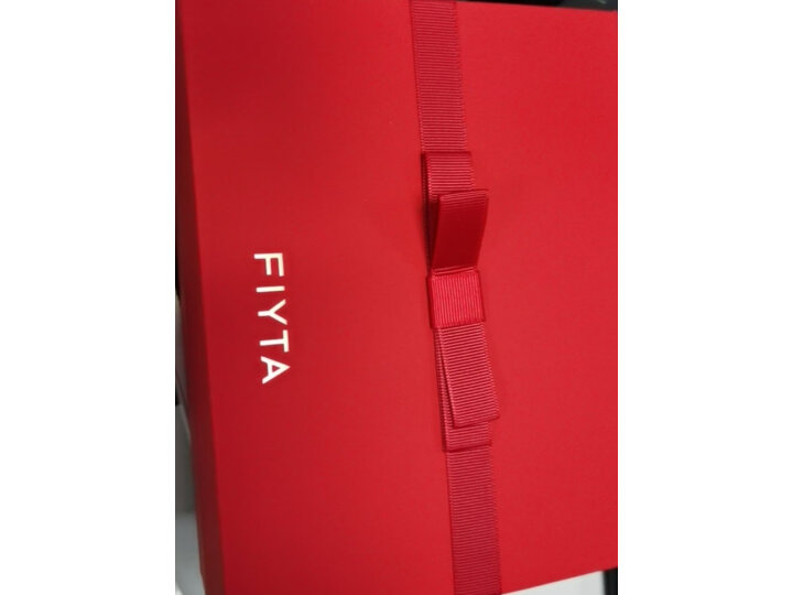 飞亚达（FIYTA）手表女 四叶草系列机械表镂空母贝表盘红皮带防水 礼物礼盒装LA8262.GWSS.A