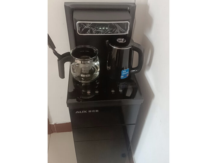 奥克斯（AUX）茶吧机 家用多功能智能遥控温热型速热立式饮水机 【星辰系列】智能遥控黑色温热款